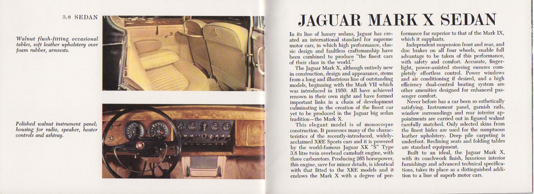 Jaguar 1963 Model Year Line-up