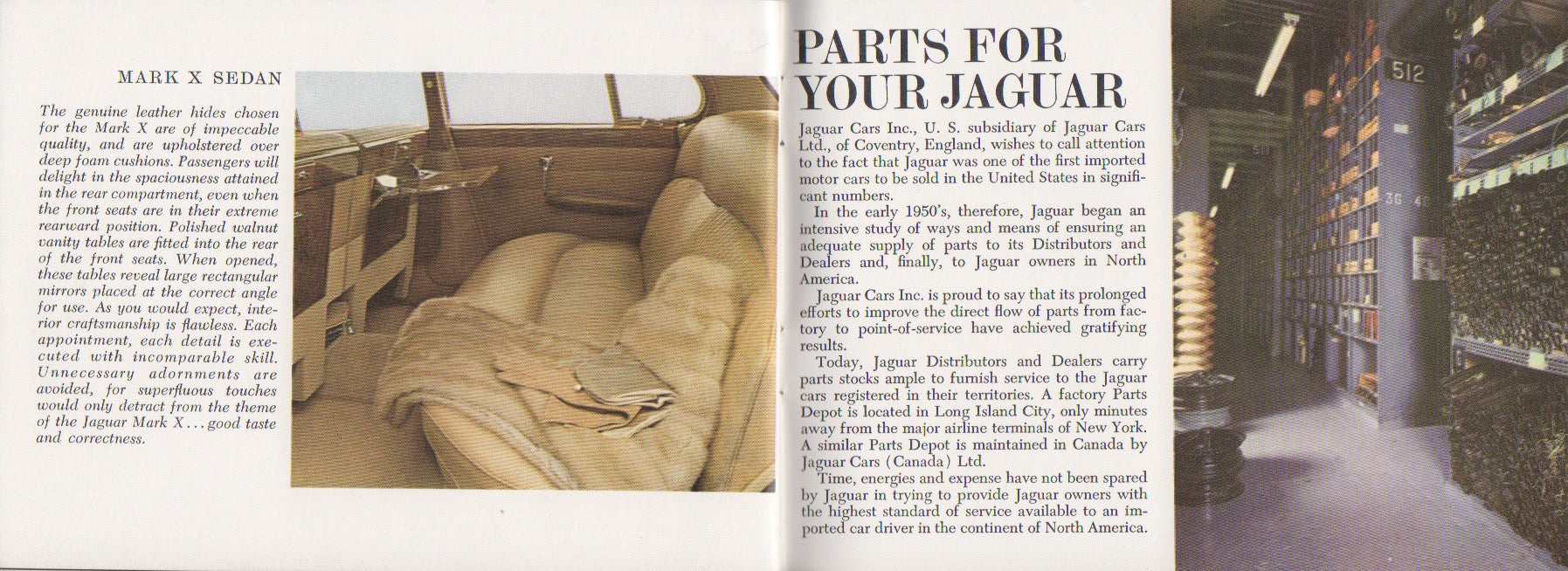 Jaguar 1963 Model Year Line-up