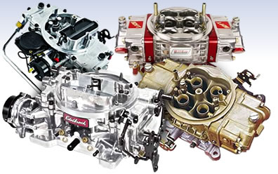 collage of engine carburetors