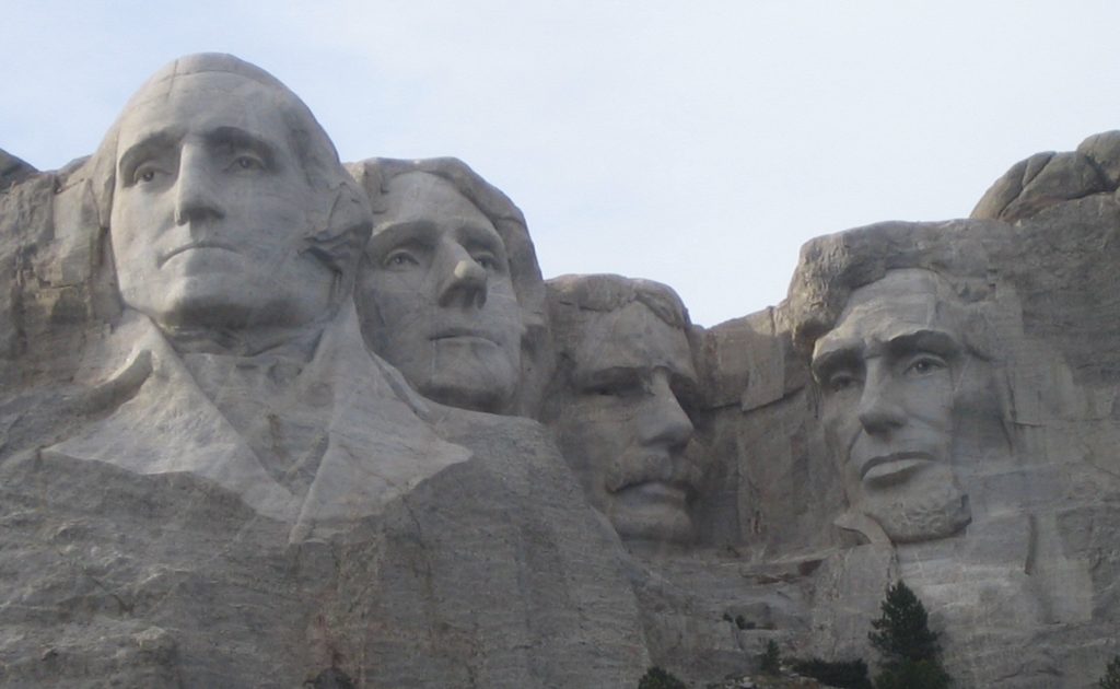 Mt. Rushmore national presidential monument