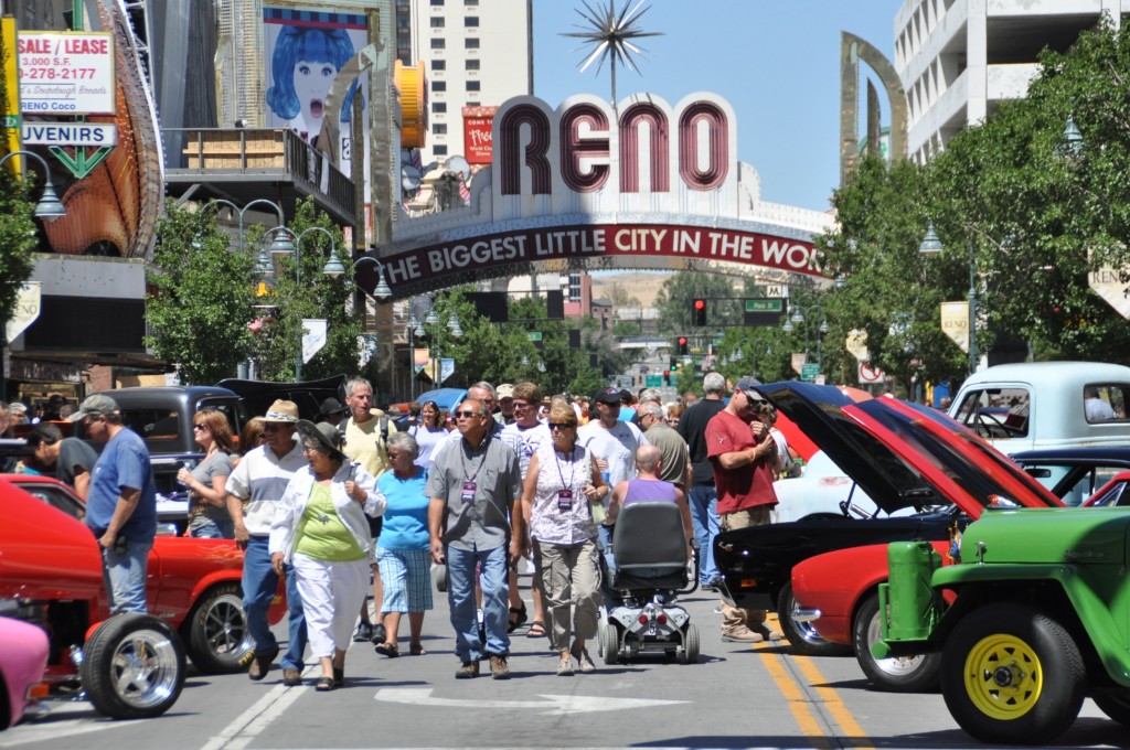 Hot August Nights crowd in Reno