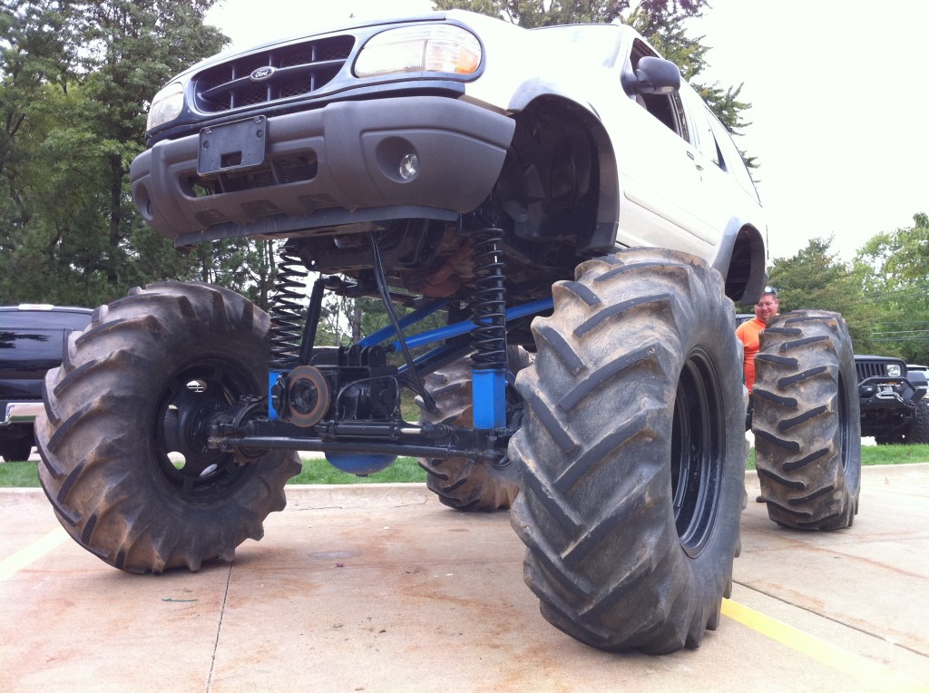 monster truck at summit racing event