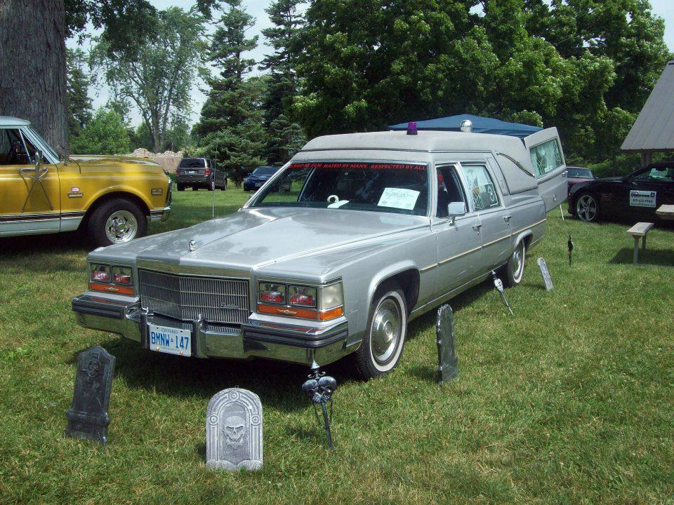 vintage cadillac hearse