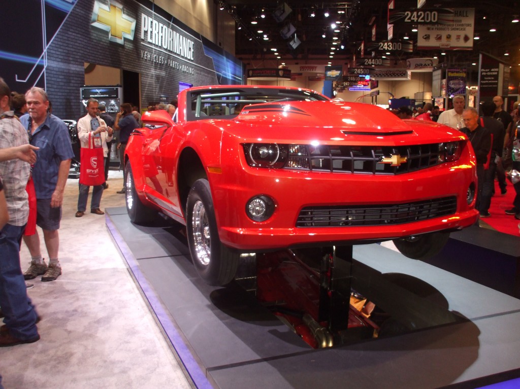 chevy fifth gen camaro on display at SEMA 2012