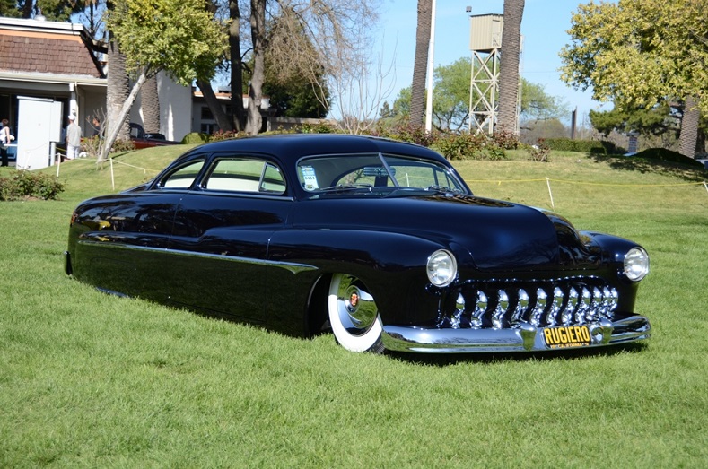 customized 1951 mercury lead sled coupe