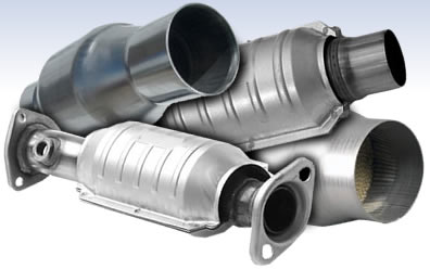 assortment of catalytic converters