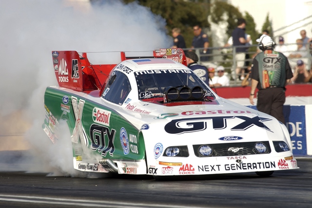 John Force in Castrol Funny Car