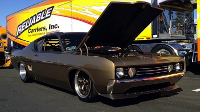 1969 Ford Torino show car on display