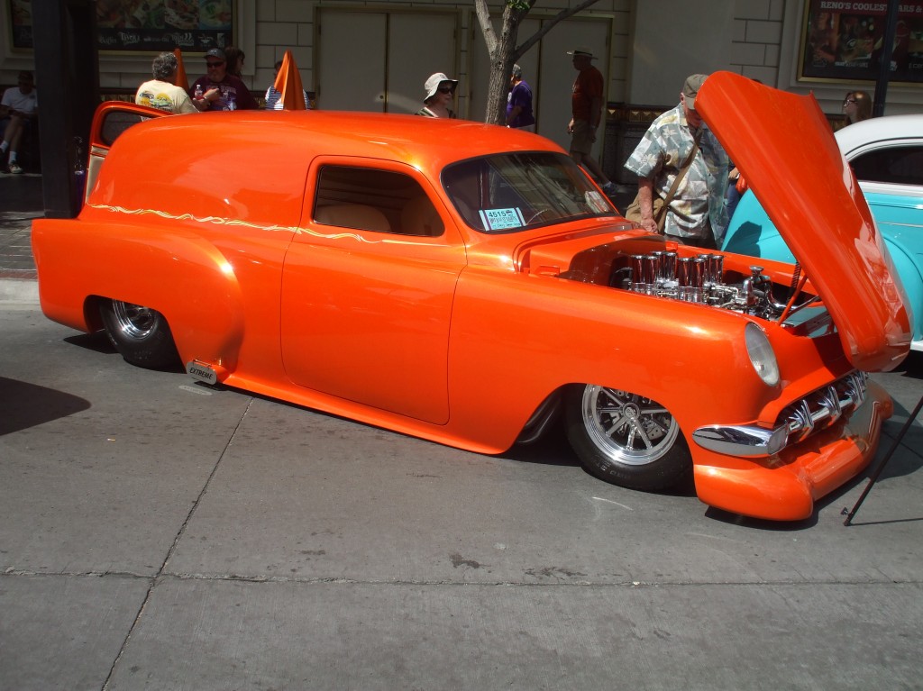 sedan delivery hot rod at Hot August Nights 2013