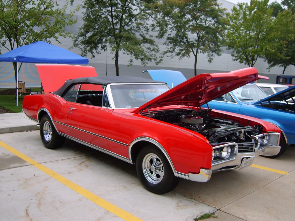 oldsmobile cutlass convertible with cragar s/s wheels