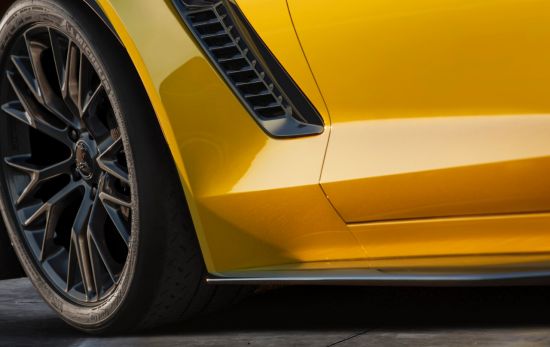 air sills on a c7 corvette