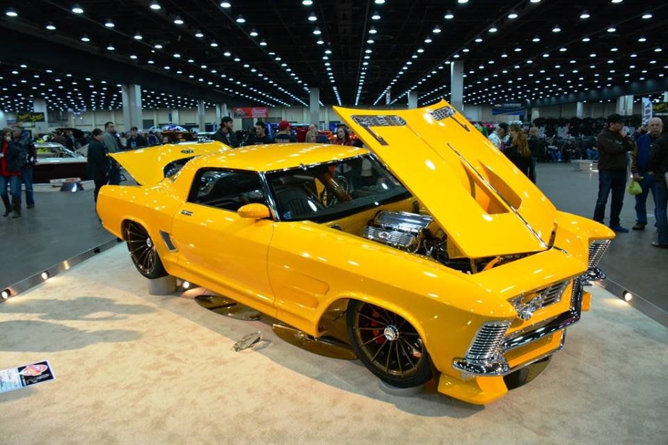 front quarter view of a custom buick riviera show car