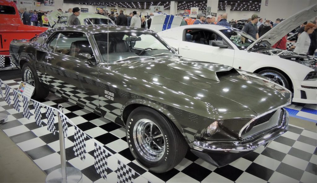 1969 boss 429 ford mustang at Detroit autorama 2013