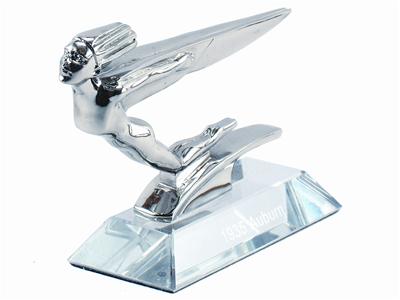 art deco style goddess hood ornament