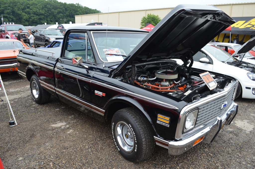 Vintage chevy Cheyenne black c series pickup truck