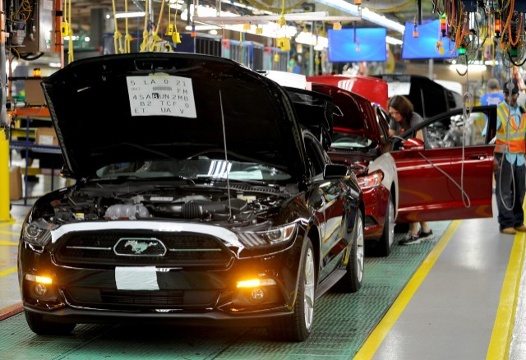 Ford Mustang production photo