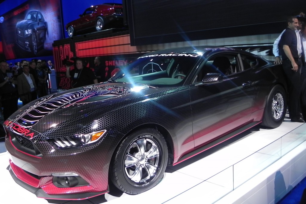 2015 ford mustang king cobra on display at 2014 SEMA Trade Show