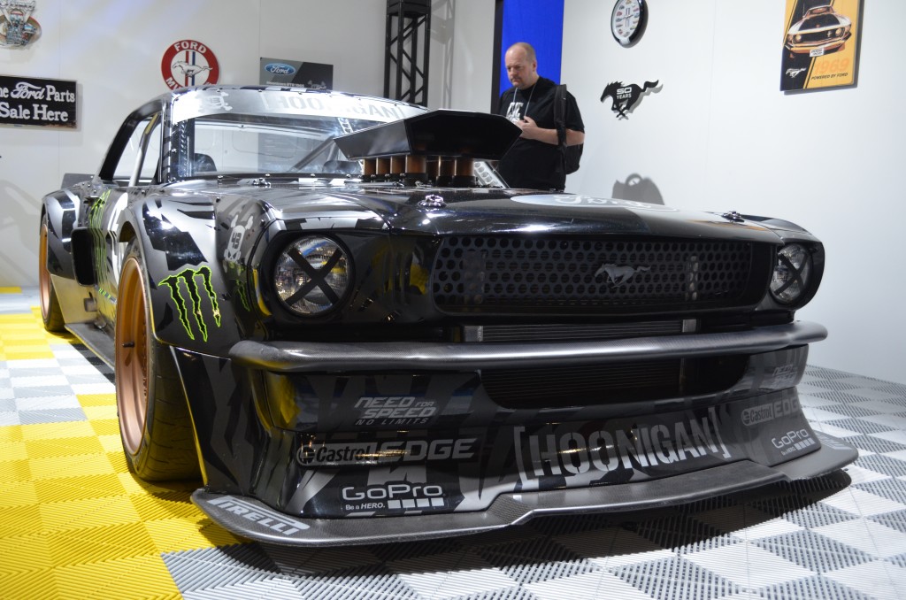 hoonigan hoonicorn mustang on display