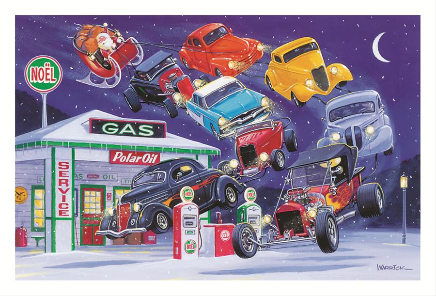 Hot Rod Night Before Christmas