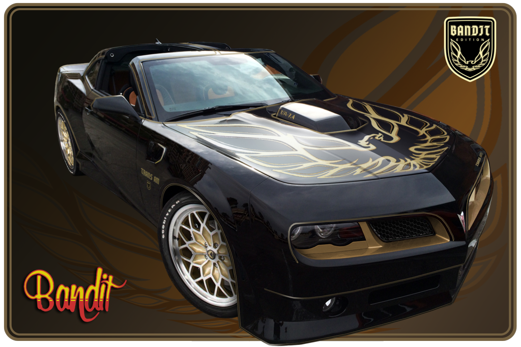 smokey and the bandit late model restomod artwork