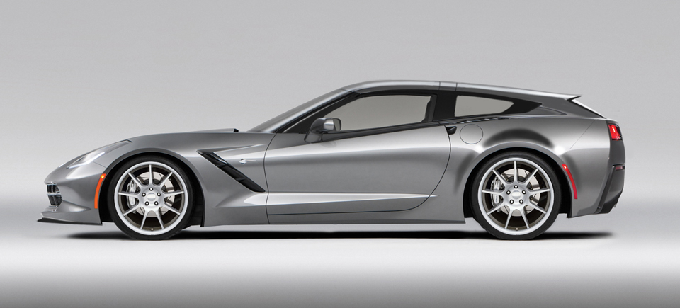 Chevy c7 corvette wagon render