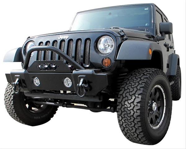 jeep wrangler jk with off road bumper