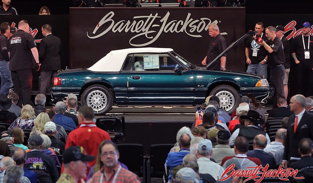 Dennis Collins' 1990 Ford Mustang Convertible Barrett-Jackson