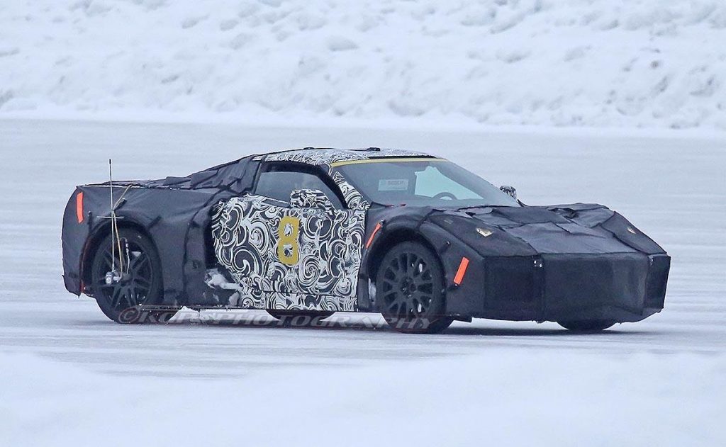 midengine corvette spy photo