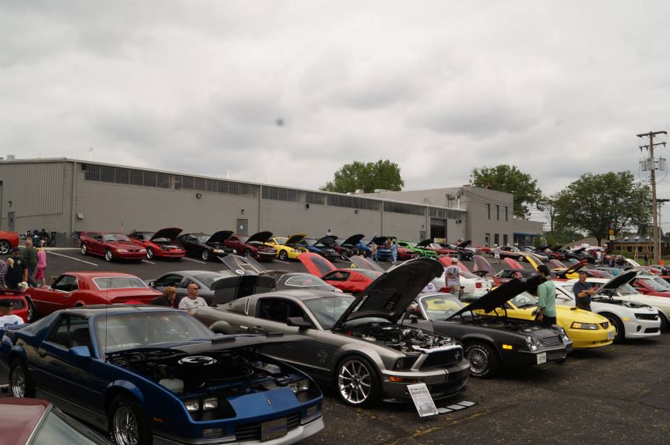 mustangs at all-ford show