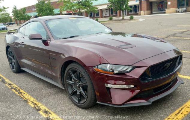 2018 Ford Mustang GT crimson