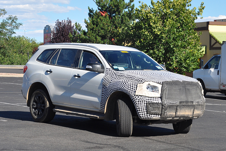 Ford Everest Bronco Test Mule, front