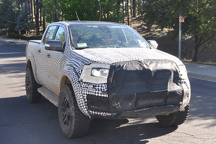 Ford Ranger Raptor, Spy Shot Front