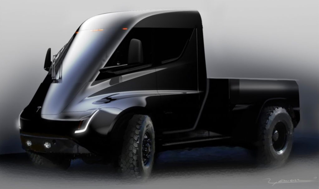 tesla pickup artist rendering