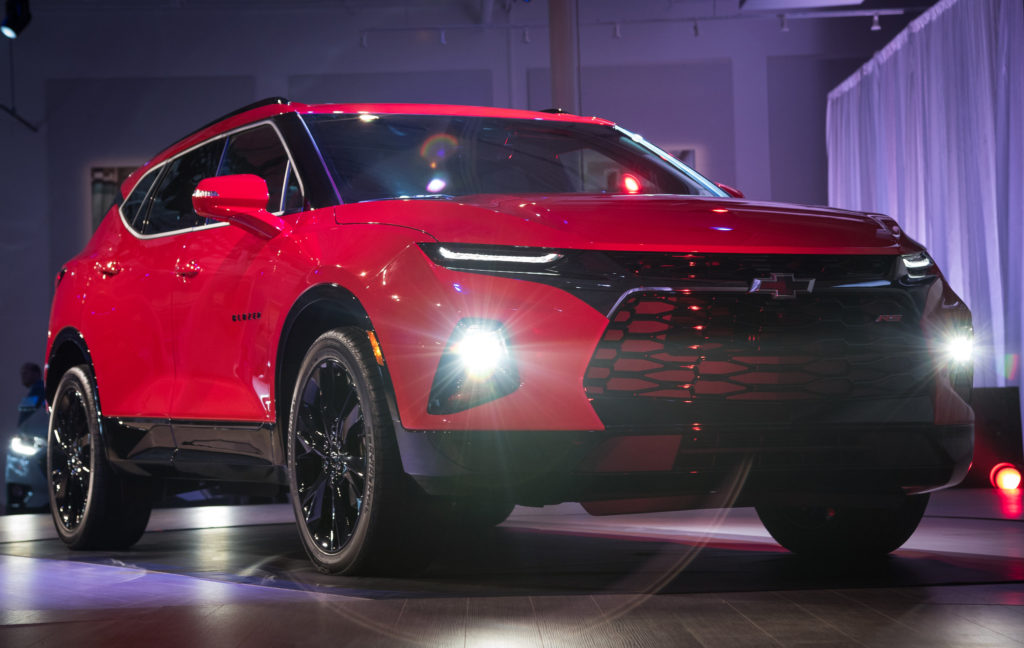 Chevy Blazer at Reveal event