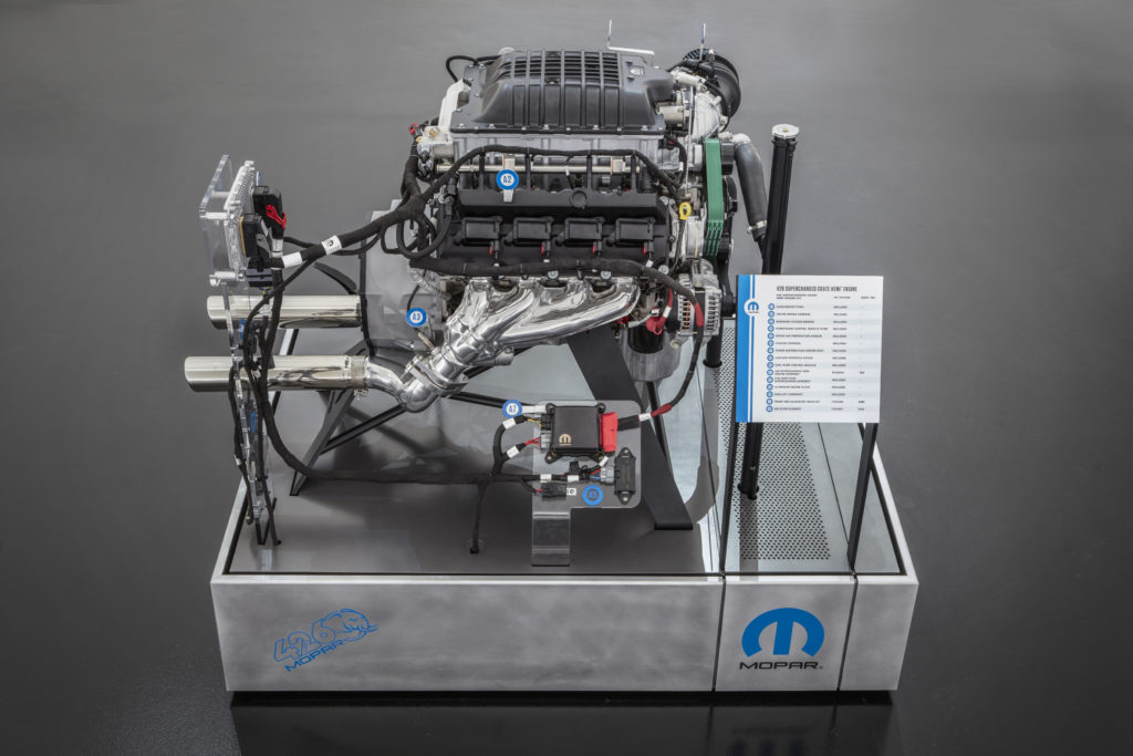 The “Hellephant” 426 Supercharged Mopar Crate HEMI(R) Engine