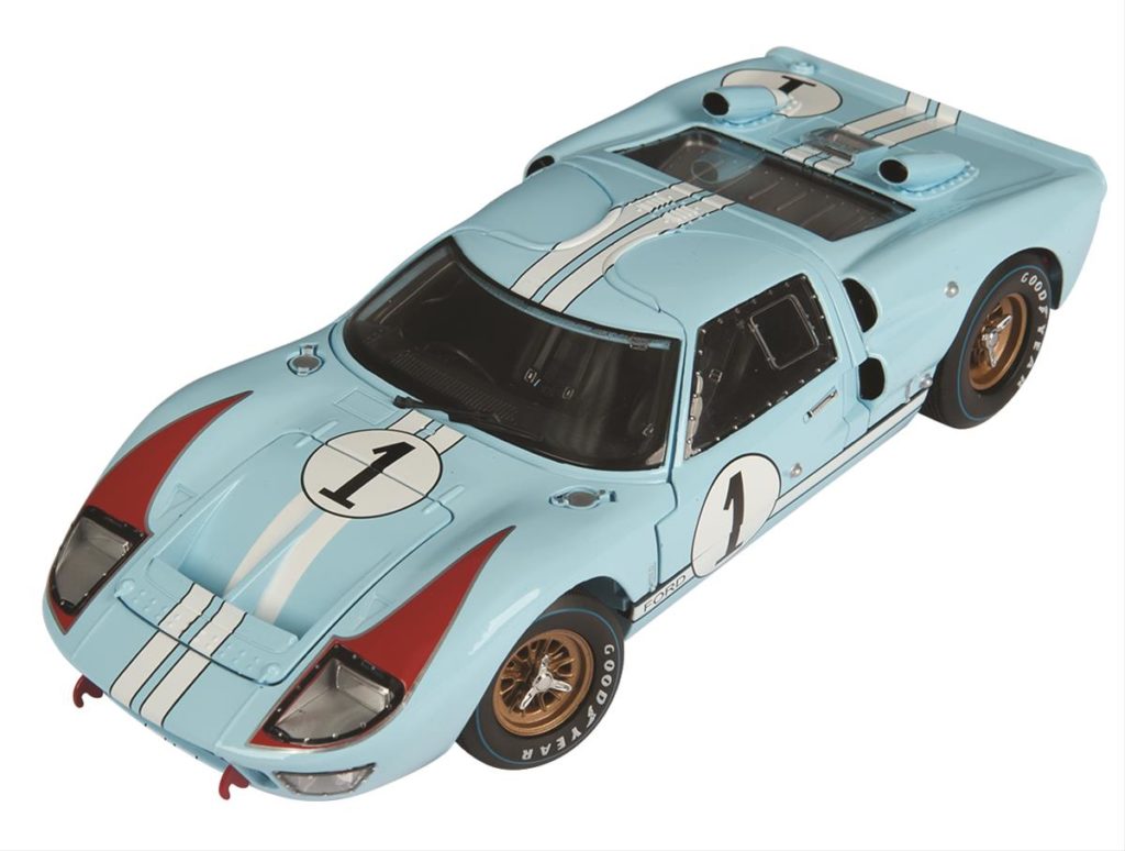 ford gt40 gulf diecast model car