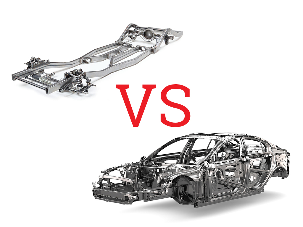 frame vs unibody - image by autoexpertus