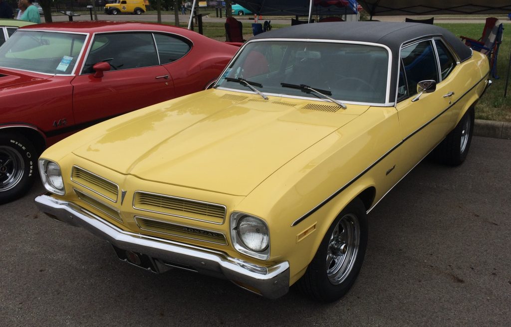 yellow Pontiac Ventura
