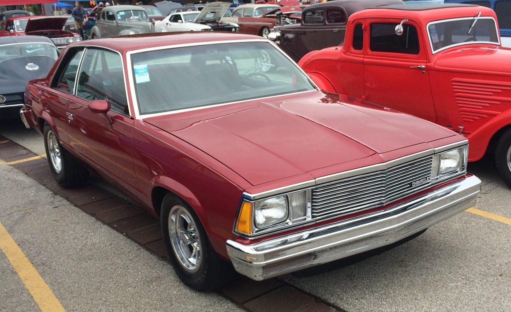 1980s-era chevy malibu coupe