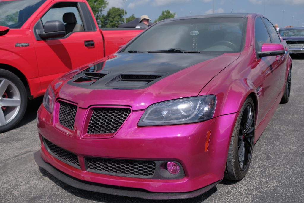 custom purple pontiac g8