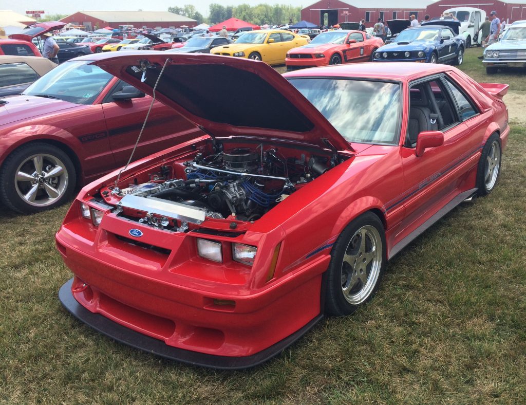 red saleen mustang fox body