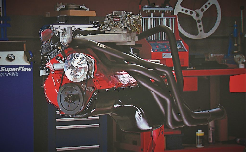 mopar 225 slant six engine on engine stand