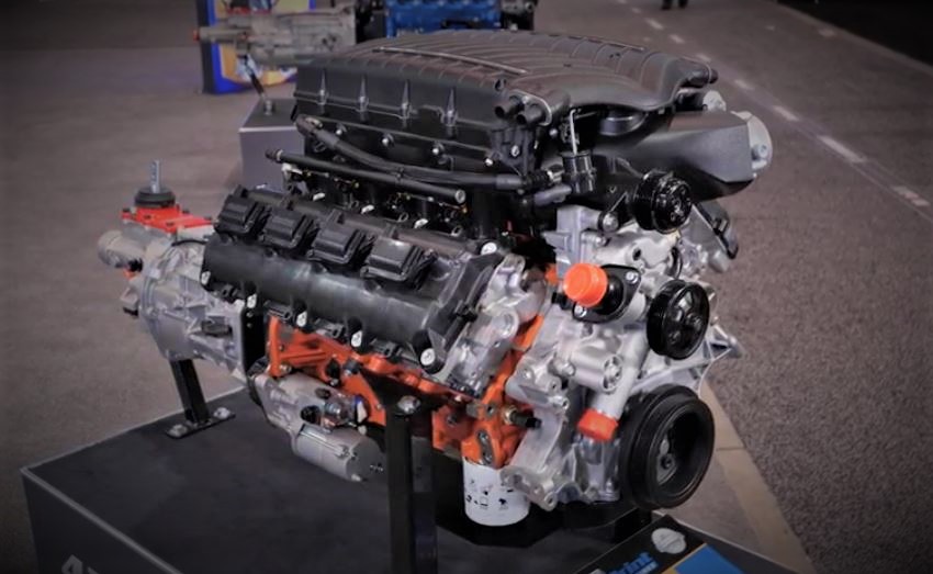 BluePrint Gen 3 Hemi 426 crate engine on display at SEMA 2022