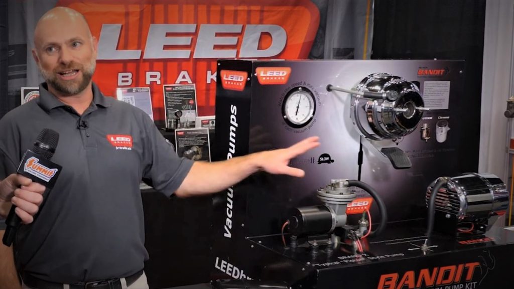 leed vacucum pump bandit display at sema 2022