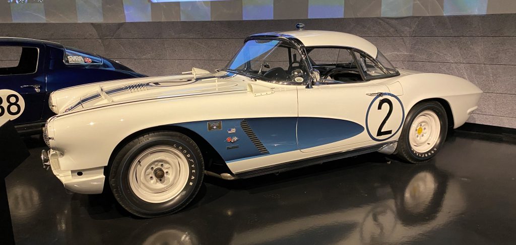1962 chevy corvette gulf oil race car