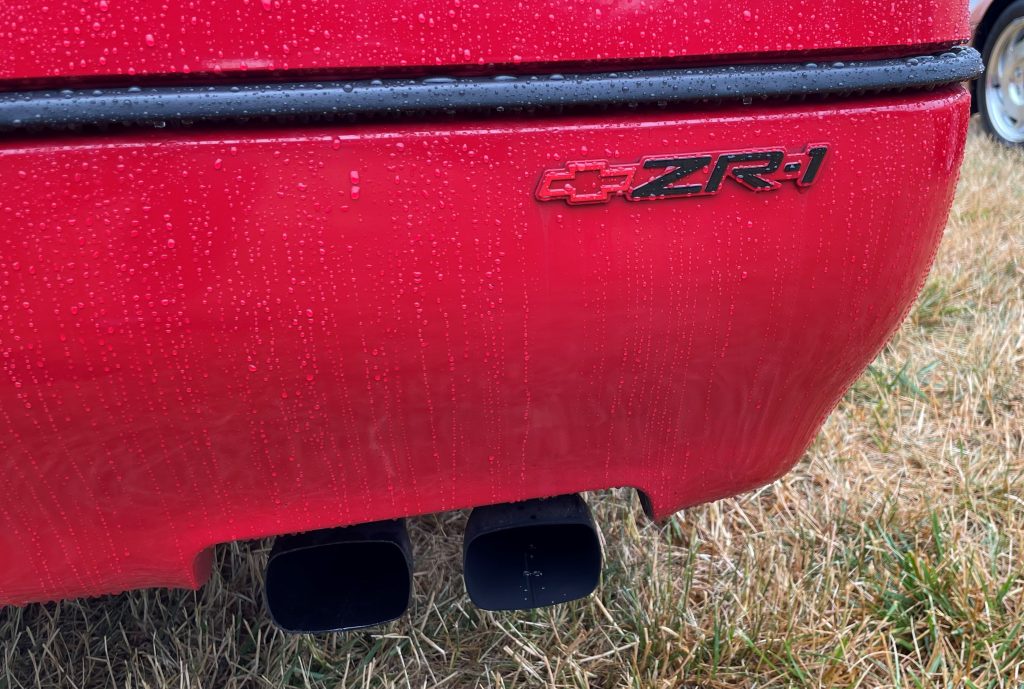 1990 chevy corvette zr-1 C4 rear badge emblem