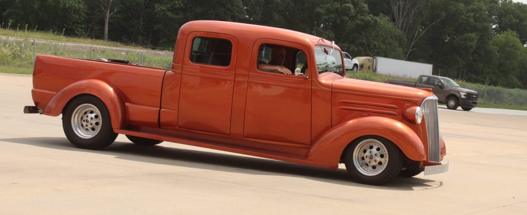 quad cab vintage chevy pickup truck restomod at summit racing