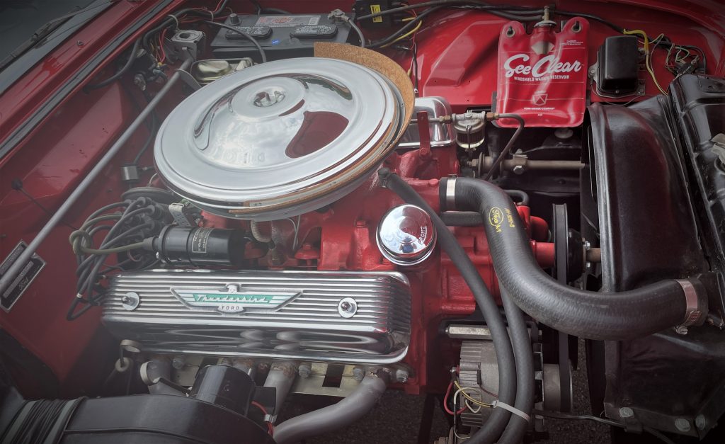 ford 292 v8 in a 1955 thunderbird