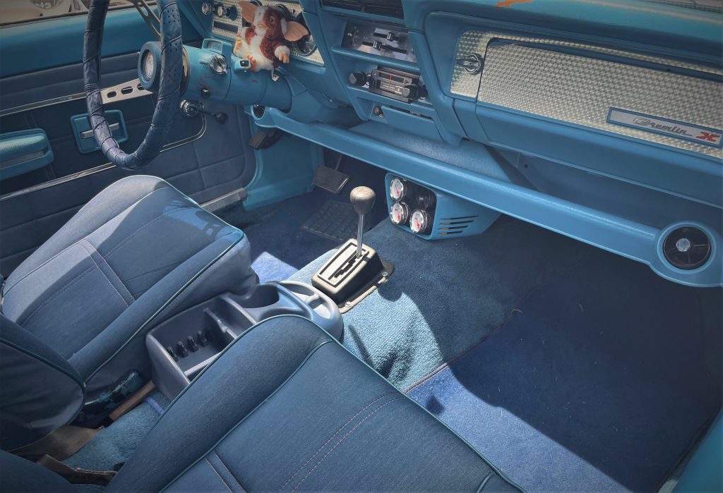 1973 amc gremlin x Levis edition, back seats