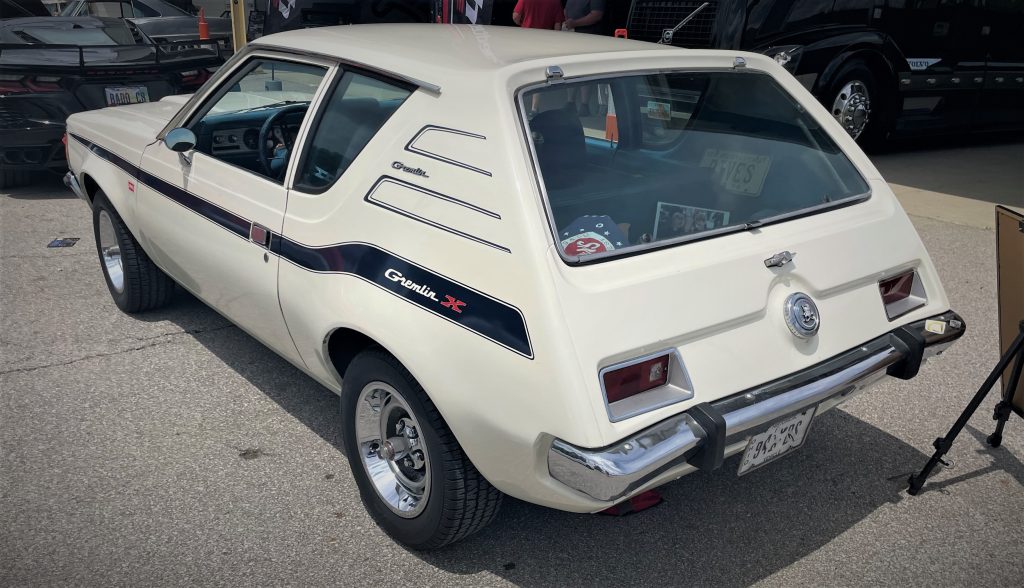 1973 amc gremlin x Levis edition, rear quarter